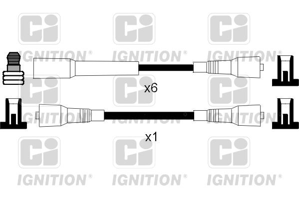 QUINTON HAZELL Комплект проводов зажигания XC926